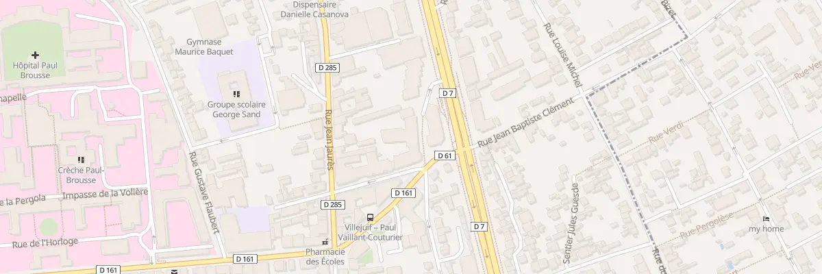Plan du 5 Rue Condorcet à Villejuif
