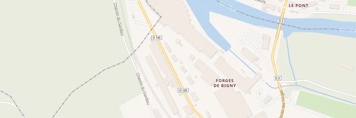 Plan du 18 Rte de Crézancay à Vallenay