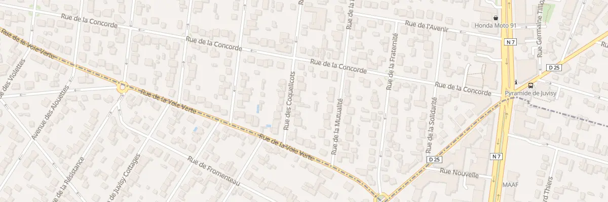 Plan du 10 Rue des Coquelicots à Athis-Mons
