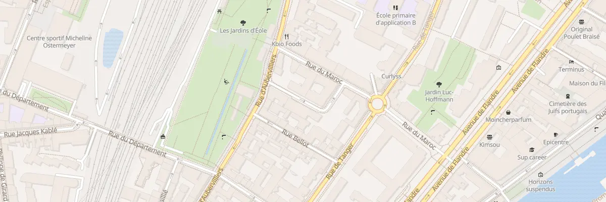 Plan du 27 Rue du Maroc à Paris 19e Arrondissement