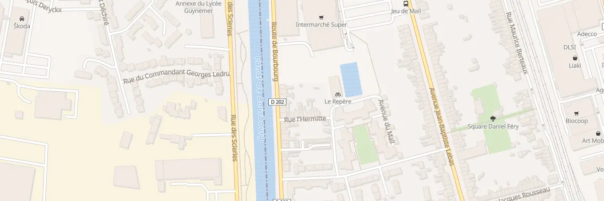 Plan du 3 Rue l’Hermitte à Coudekerque-Branche