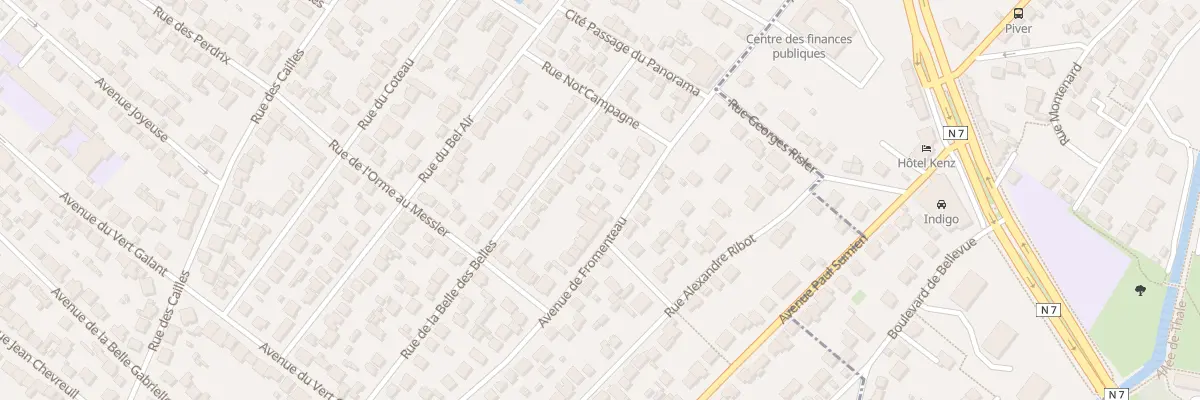 Plan du 81 Av de Fromenteau à Savigny-sur-Orge