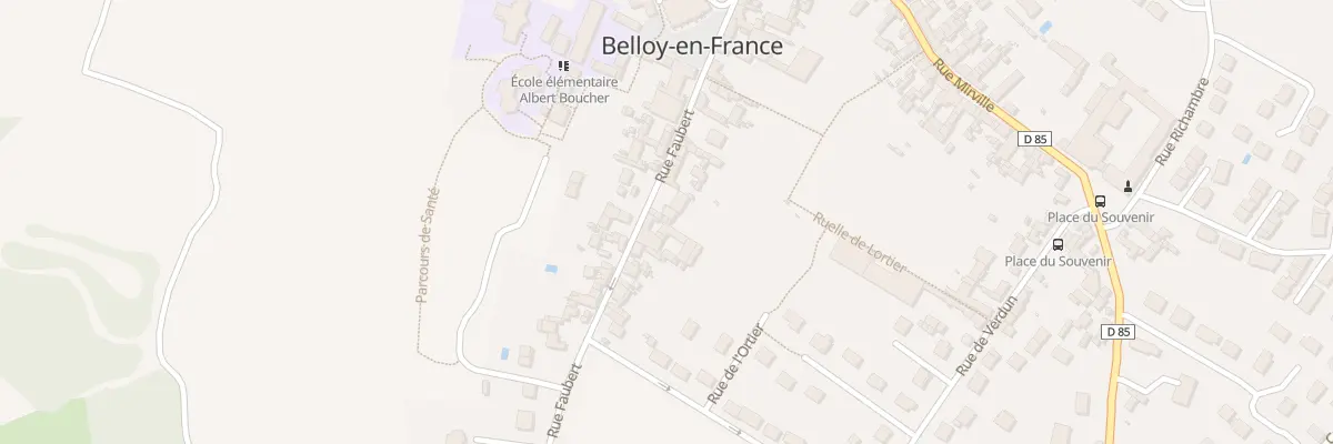 Plan du 29 Rue Faubert à Belloy-en-France