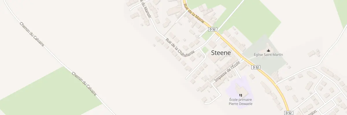 Plan du 12 Rue de la Chatellenie à Steene