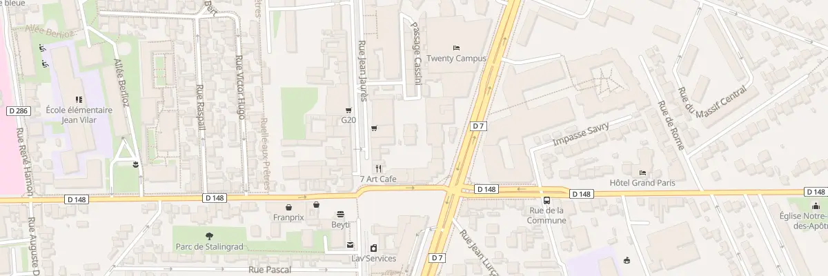 Plan du 153 Rue Jean Jaurès à Villejuif
