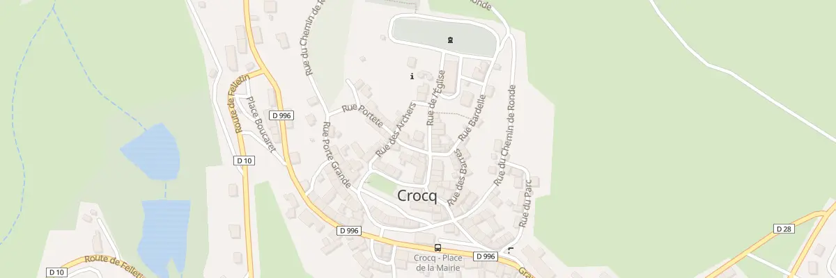 Plan du 12 Rue de l’Eglise à Crocq