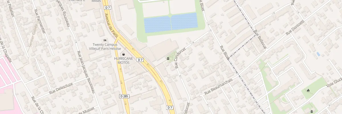 Plan du 47 Rue Condorcet à Villejuif