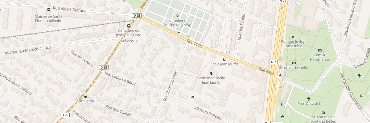 Plan du 38 Rue Paul Doumer à Juvisy-sur-Orge
