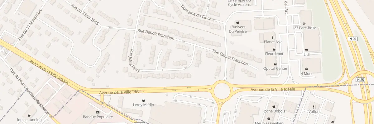 Plan du 49 Rue Jules Ferry à Longueau