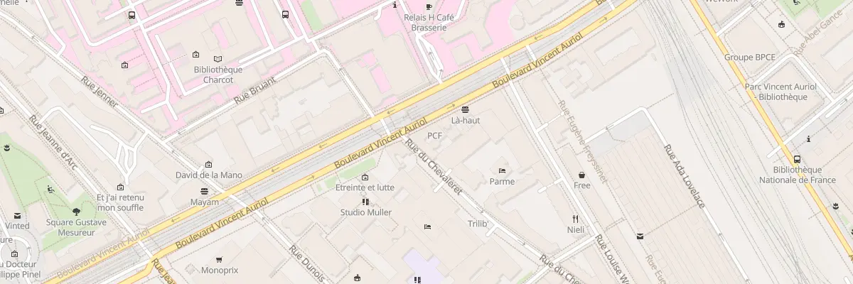 Plan du 146 Rue du Chevaleret à Paris 13e Arrondissement