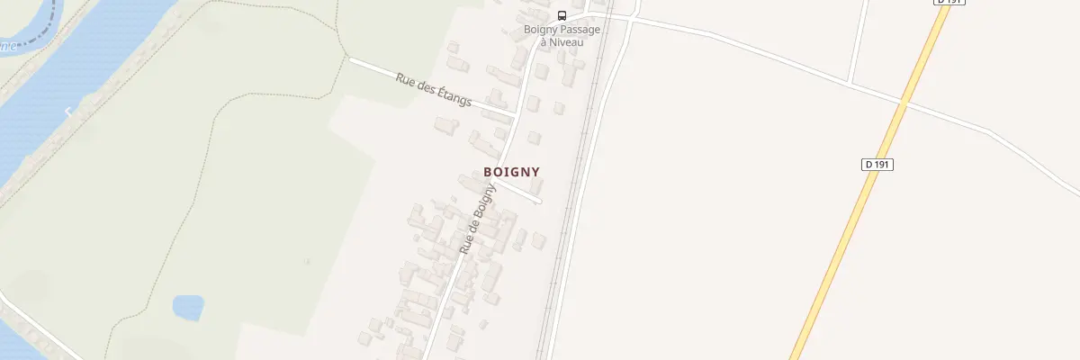 Plan du 54 Rue de Boigny à Baulne