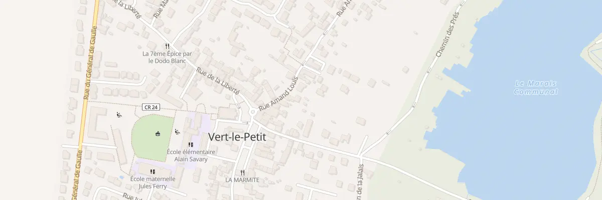 Plan du 12 Rue Amand Louis à Vert-le-Petit