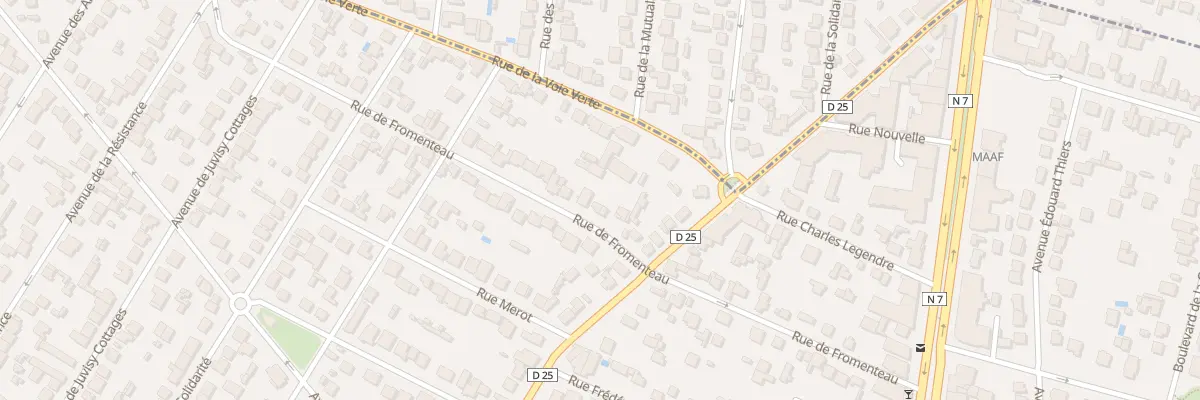 Plan du 34 Rue Fromenteau à Juvisy-sur-Orge