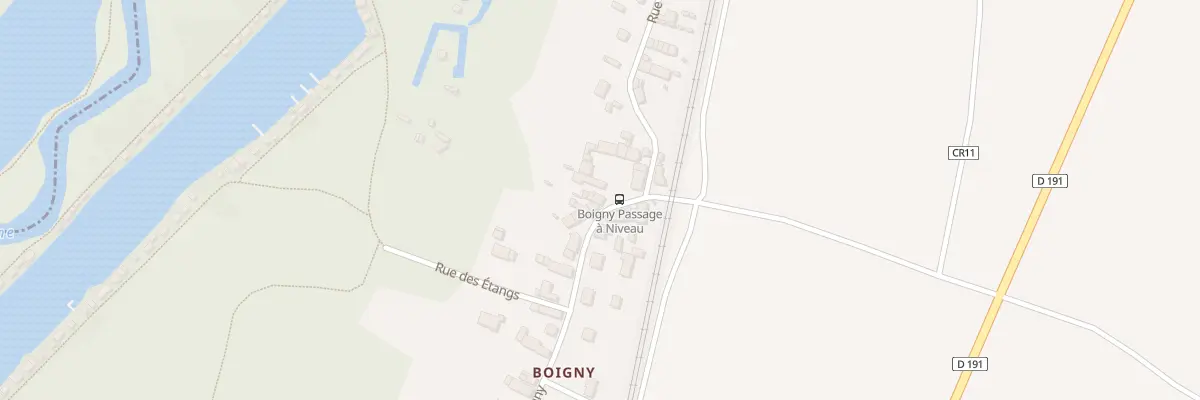 Plan du 75 Rue de Boigny à Baulne