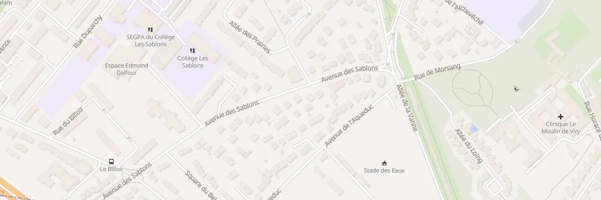 Plan du 19 Av des Sablons à Viry-Châtillon
