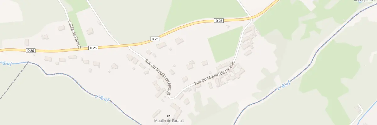 Plan du 16 Rue du Moulin de Farault à Aulnay-la-Rivière
