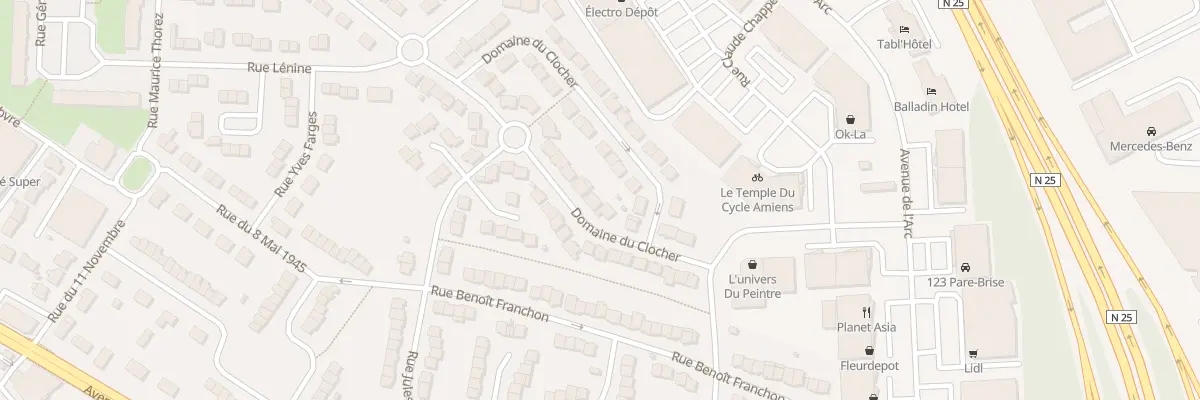 Plan du 20 Lot le Domaine du Clocher à Longueau