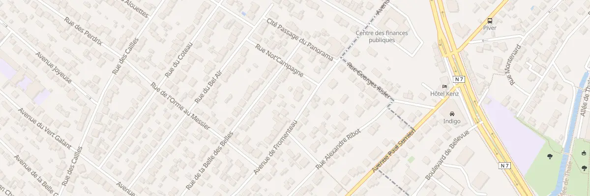 Plan du 85 Av de Fromenteau à Savigny-sur-Orge