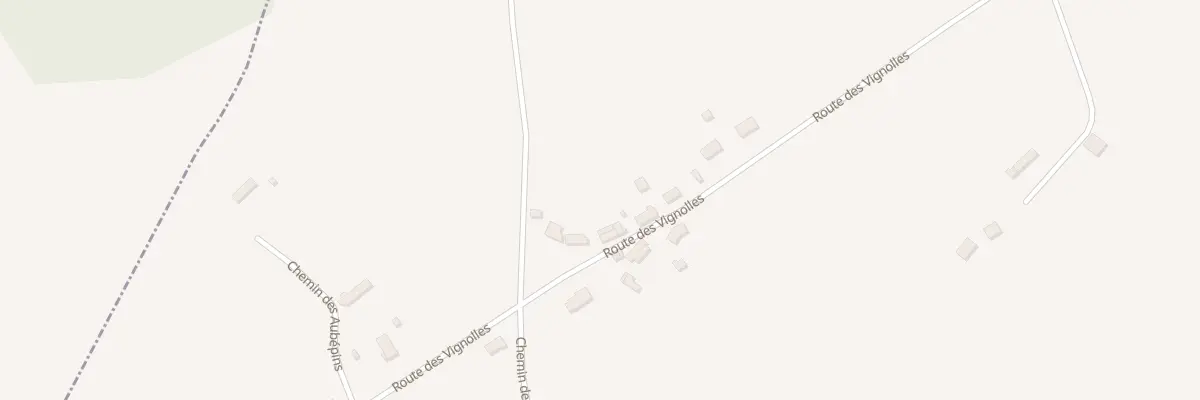 Plan du 9 Rte des Vignolles à Serruelles