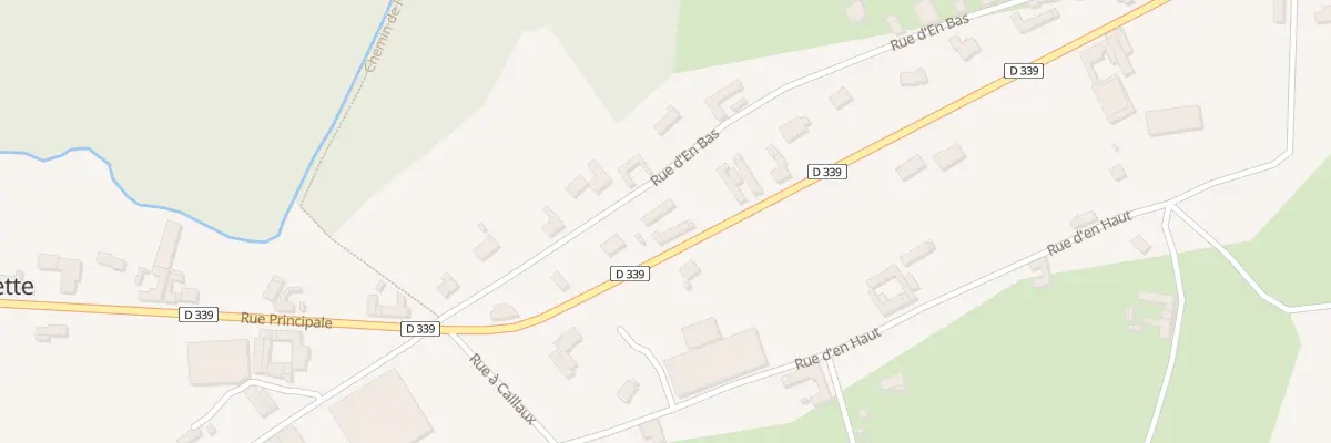 Plan du 33 Rue Principale à Rebreuviette