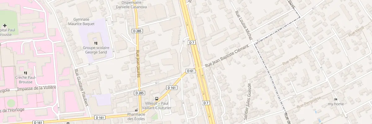 Plan du 2 Rue Condorcet à Villejuif