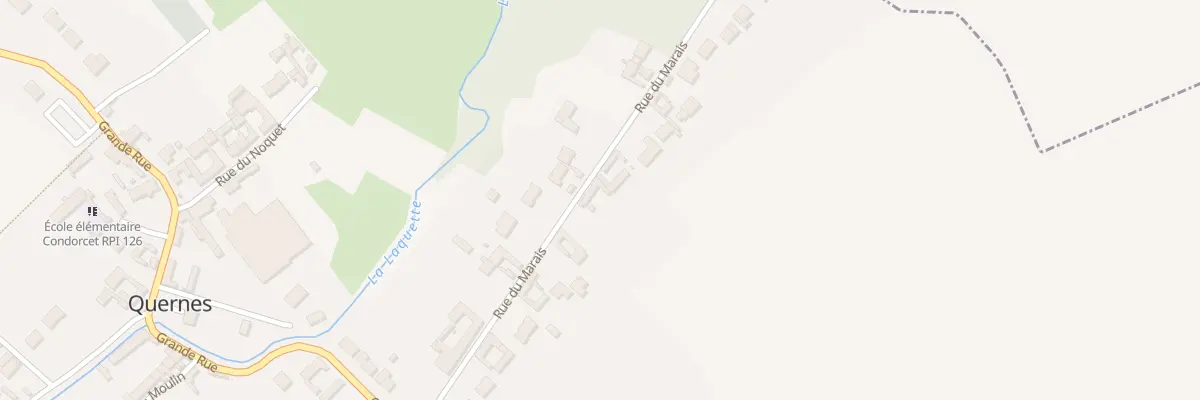 Plan du 20 Rue du Marais à Quernes