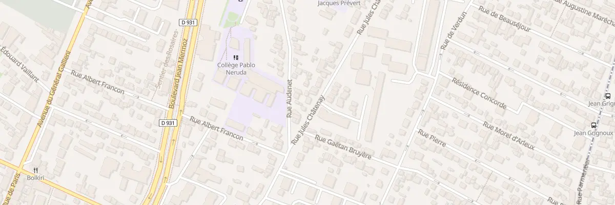 Plan du 59 Rue Jules Châtenay à Saint-Denis