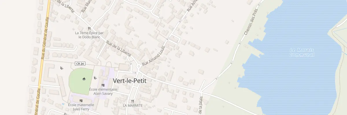 Plan du 14 Rue Amand Louis à Vert-le-Petit