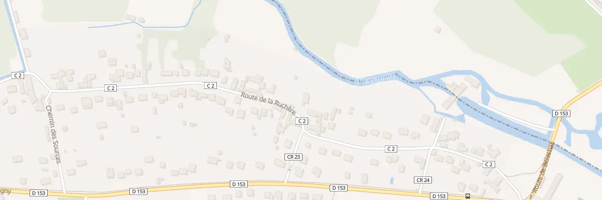 Plan du 34 Rte de la Ruchère à Vayres-sur-Essonne