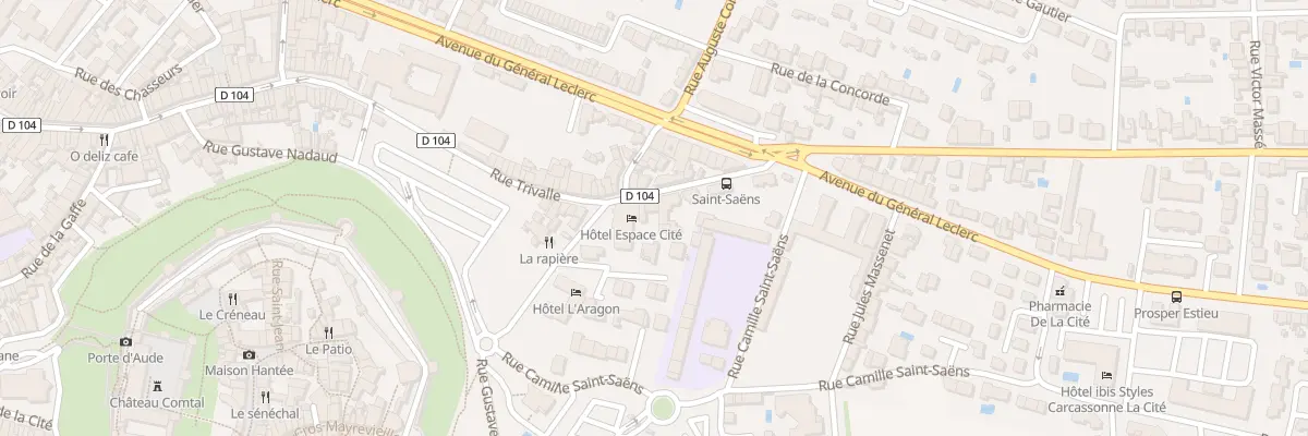 Plan du 138 Rue Trivalle à Carcassonne
