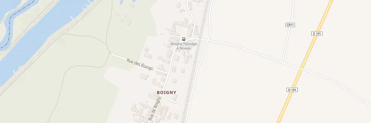 Plan du 58 Rue de Boigny à Baulne