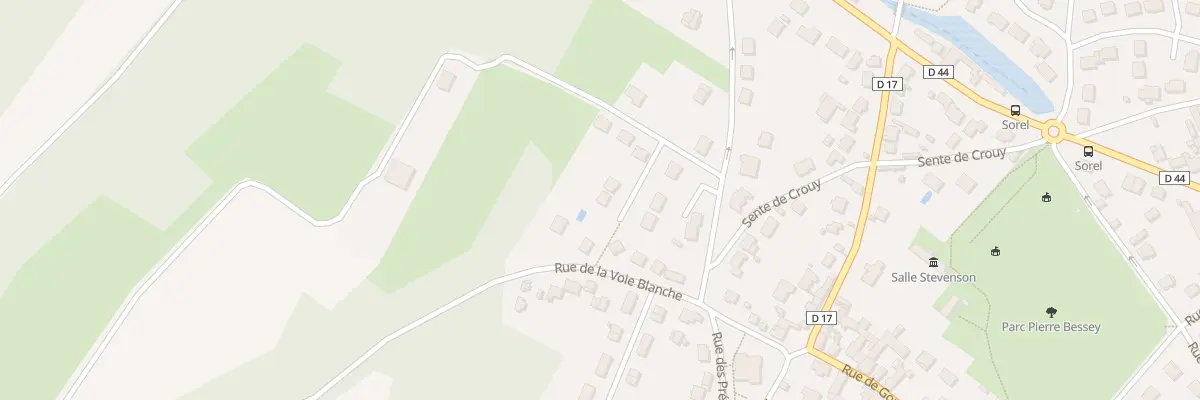 Plan du 5468F Che des Hauts Degrés à Précy-sur-Oise