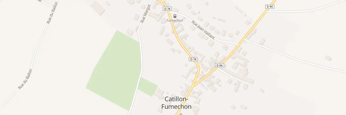 Plan du 135B Rue de Thieux à Catillon-Fumechon
