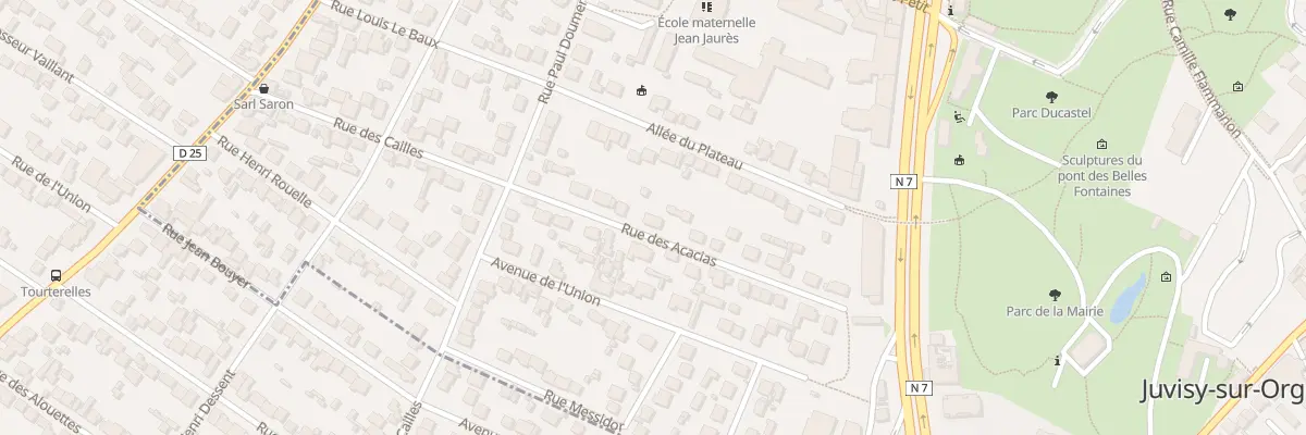 Plan du 18 Rue des Acacias à Juvisy-sur-Orge