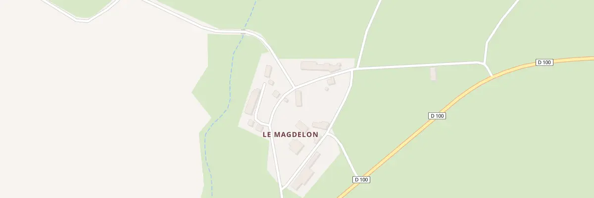 Plan du 4 Le Magdelon à Nouhant