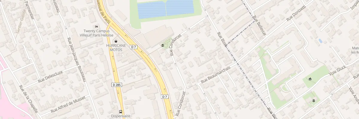 Plan du 62 Rue Condorcet à Villejuif