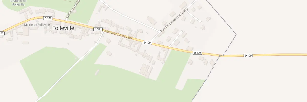 Plan du 39 Rue Jeanne de Poix à Folleville