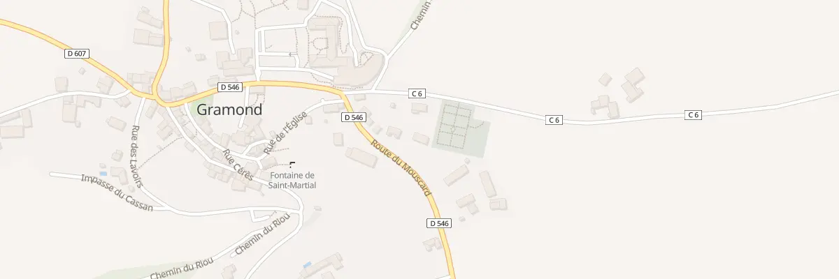 Plan du 5180 Rte du Mouscard à Gramond