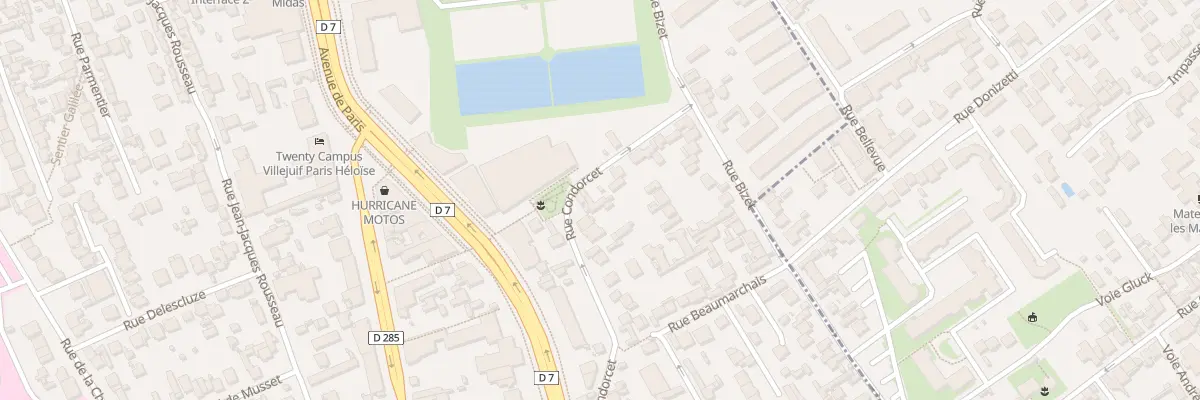 Plan du 72 Rue Condorcet à Villejuif