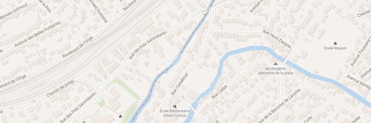 Plan du 20B Rue Camélinat à Viry-Châtillon