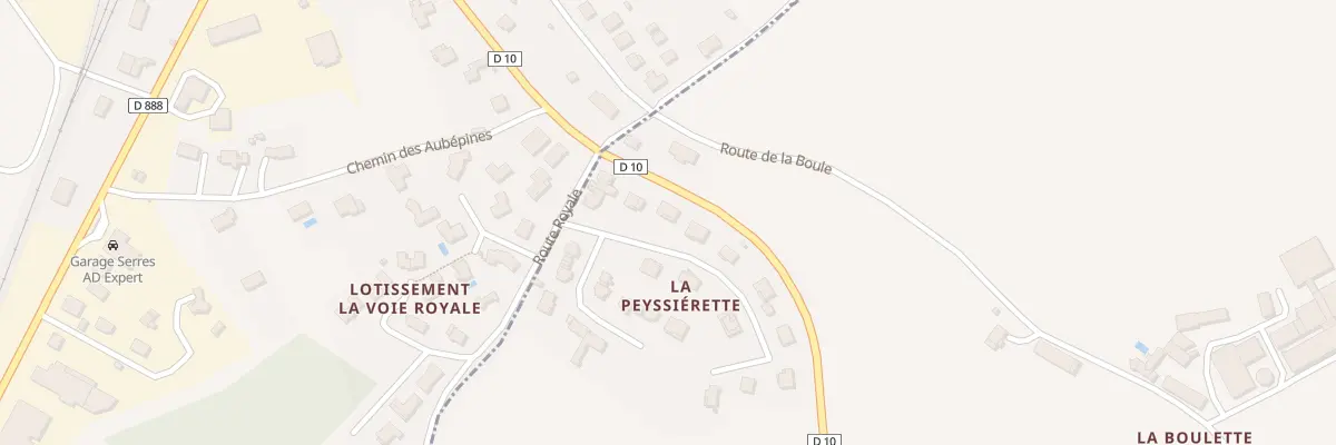 Plan du 71 Imp de la Peysierette Haute à Camjac