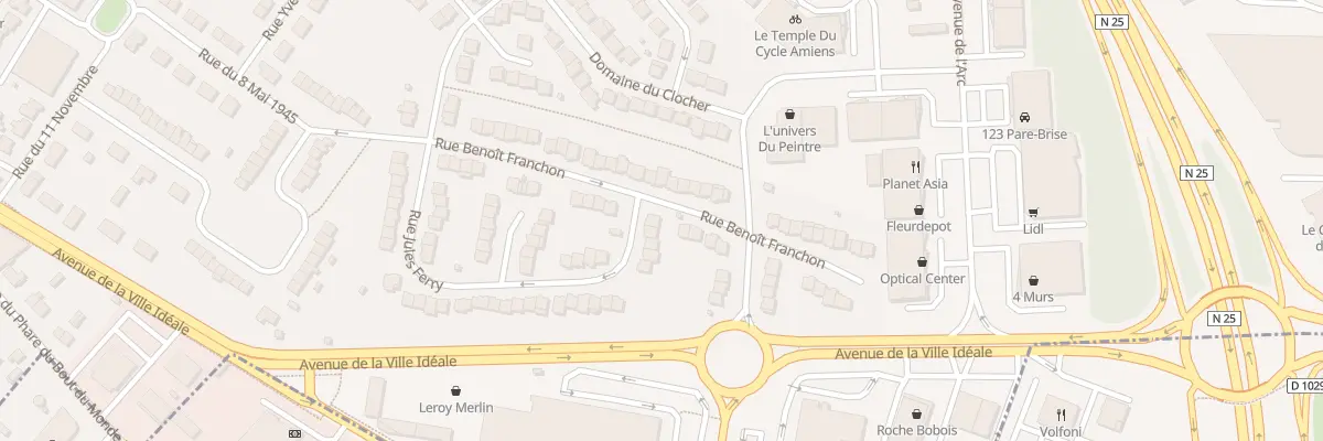 Plan du 66 Rue Jules Ferry à Longueau