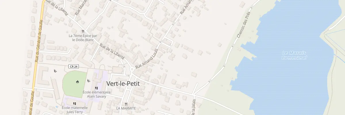 Plan du 16 Rue Amand Louis à Vert-le-Petit