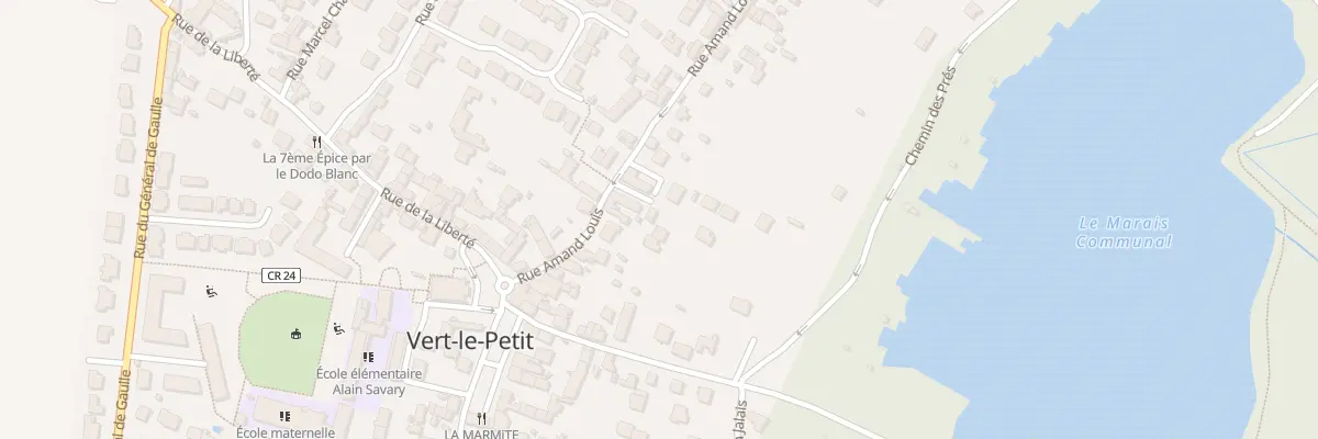 Plan du 20 Rue Amand Louis à Vert-le-Petit