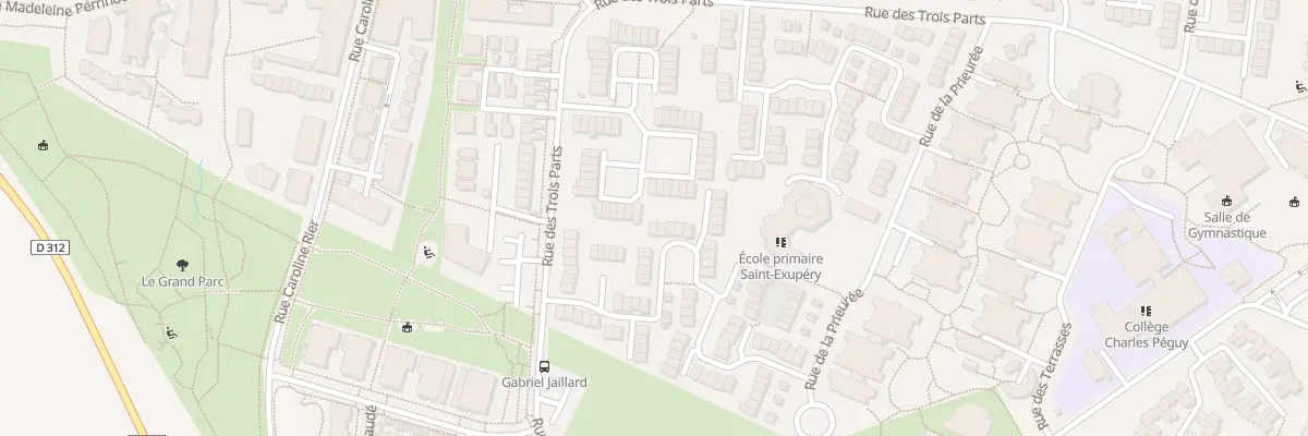 Plan du 50 Rue Gabriel Jaillard à Bondoufle