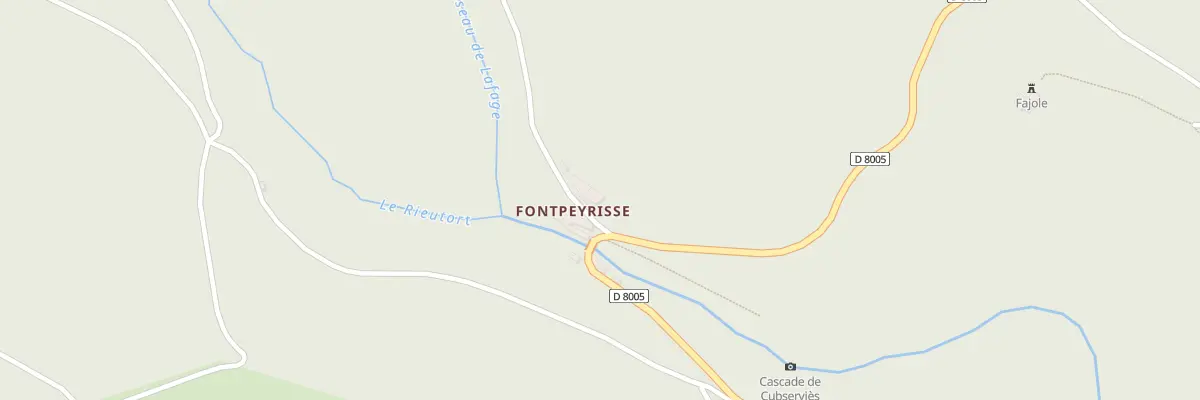 Plan du 33 Fontpeyrisse à Roquefère
