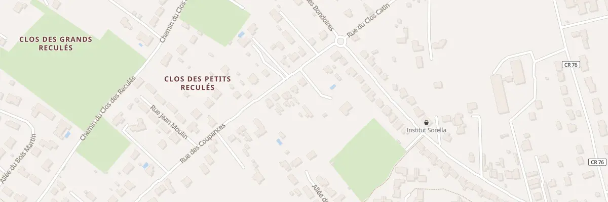 Plan du 74 Rue des Coupances à Saint-Doulchard