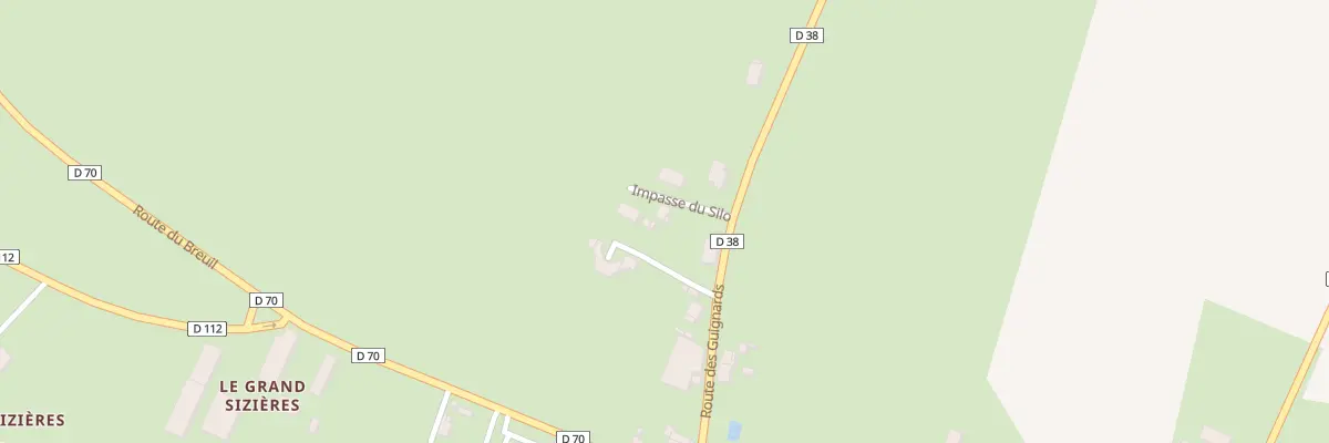 Plan du 1 Imp du Silo à Marçais