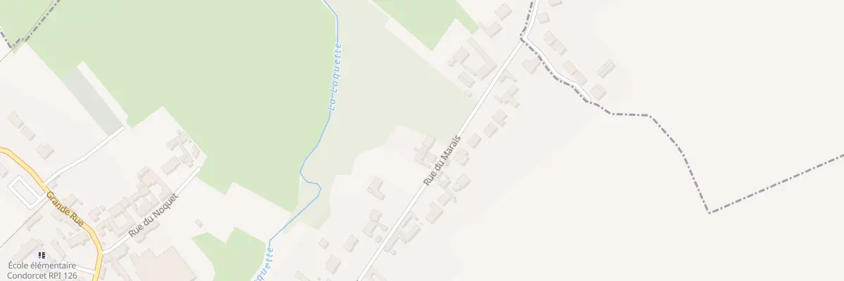 Plan du 25 Rue du Marais à Quernes