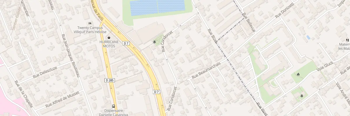 Plan du 58 Rue Condorcet à Villejuif